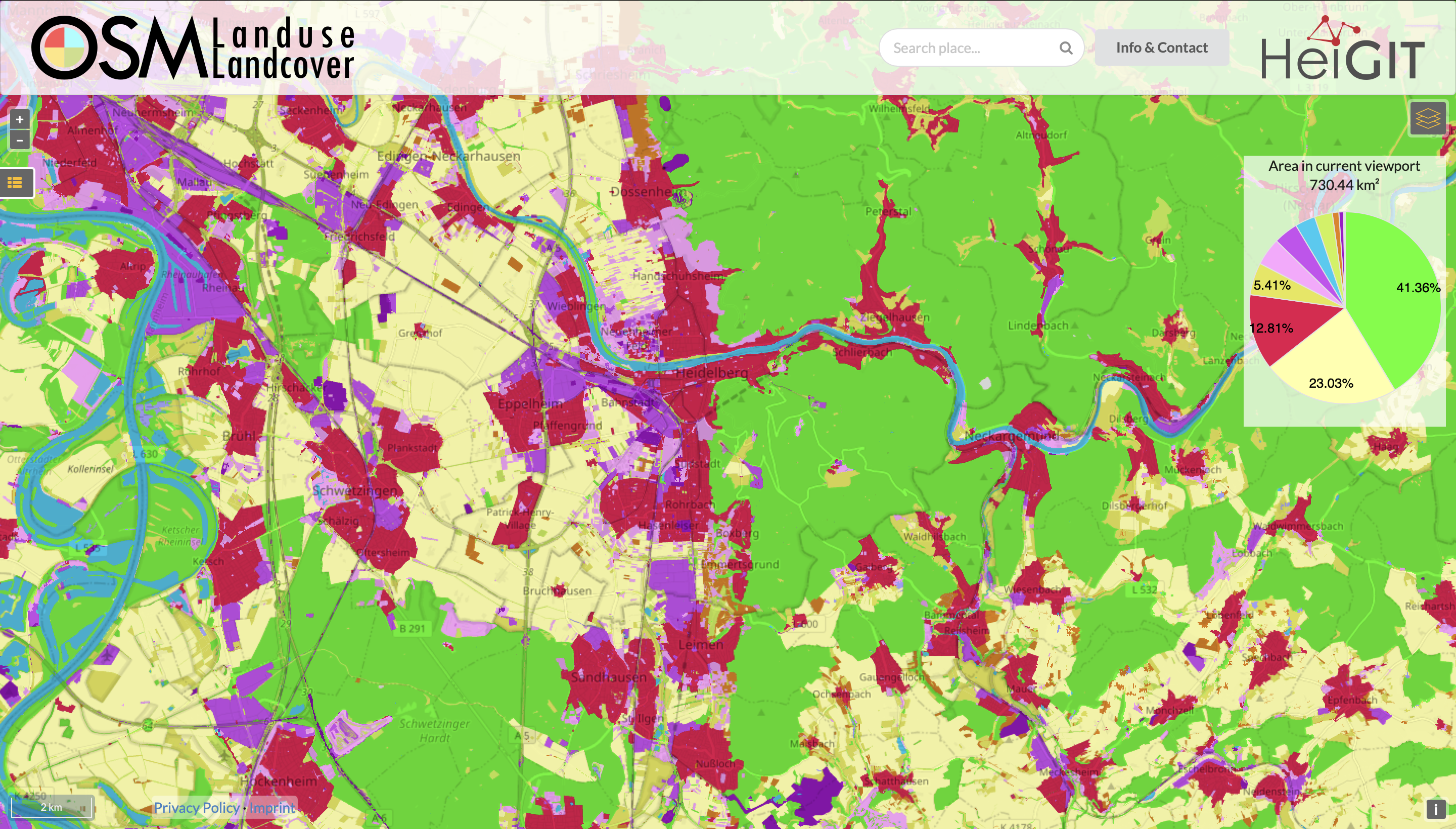 Functionality Update for OSM Landuse Landcover