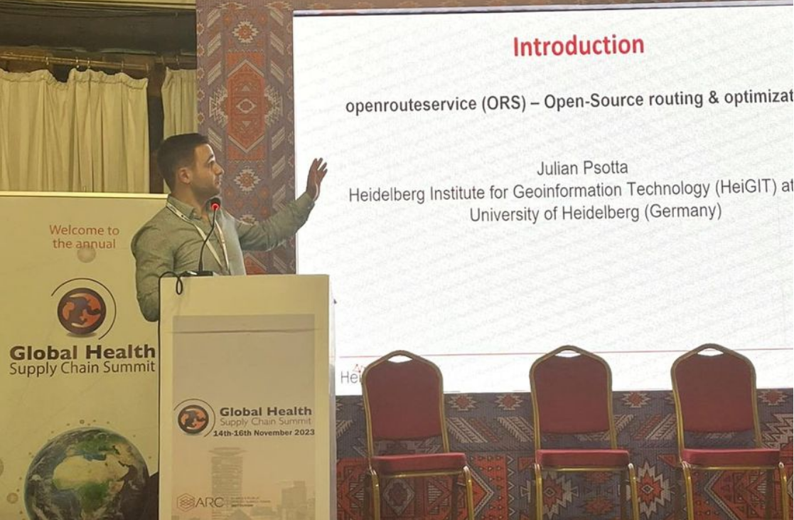 Open Source Routing and Optimization at the Global Health Supply Chain Summit 2023
