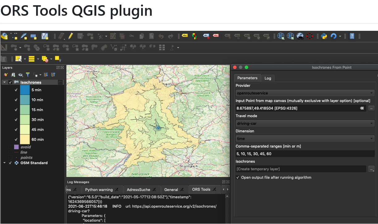 ORS Tools QGIS Plugin Release v1.7.0