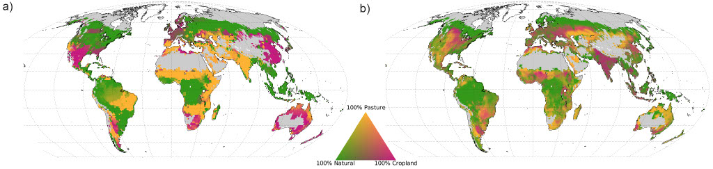 Reorganising land use: balancing food, water, and carbon storage