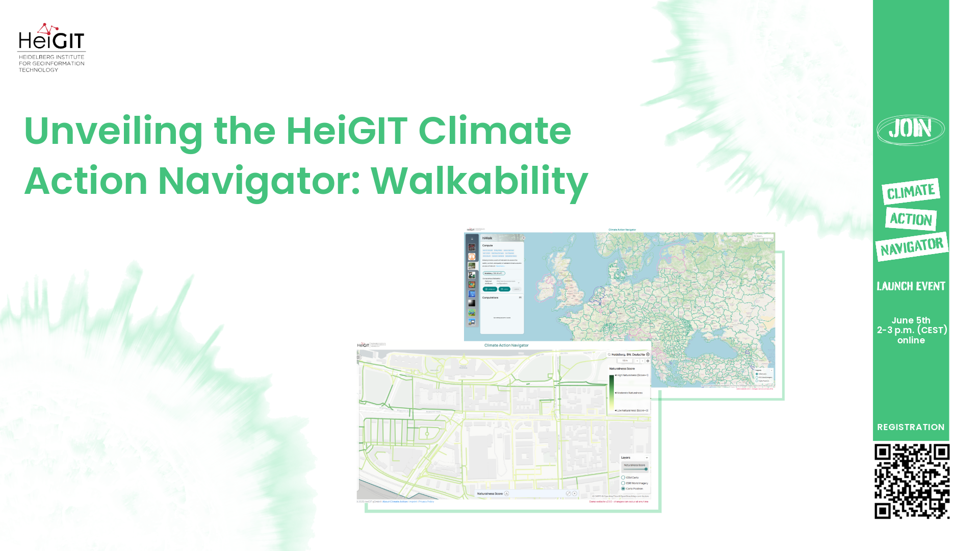 Unveiling the HeiGIT Climate Action Navigator Part 1 – Walkability