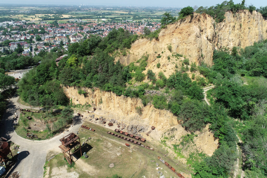 Aerial Image of Steinbruch Leferenz (Dossenheim)